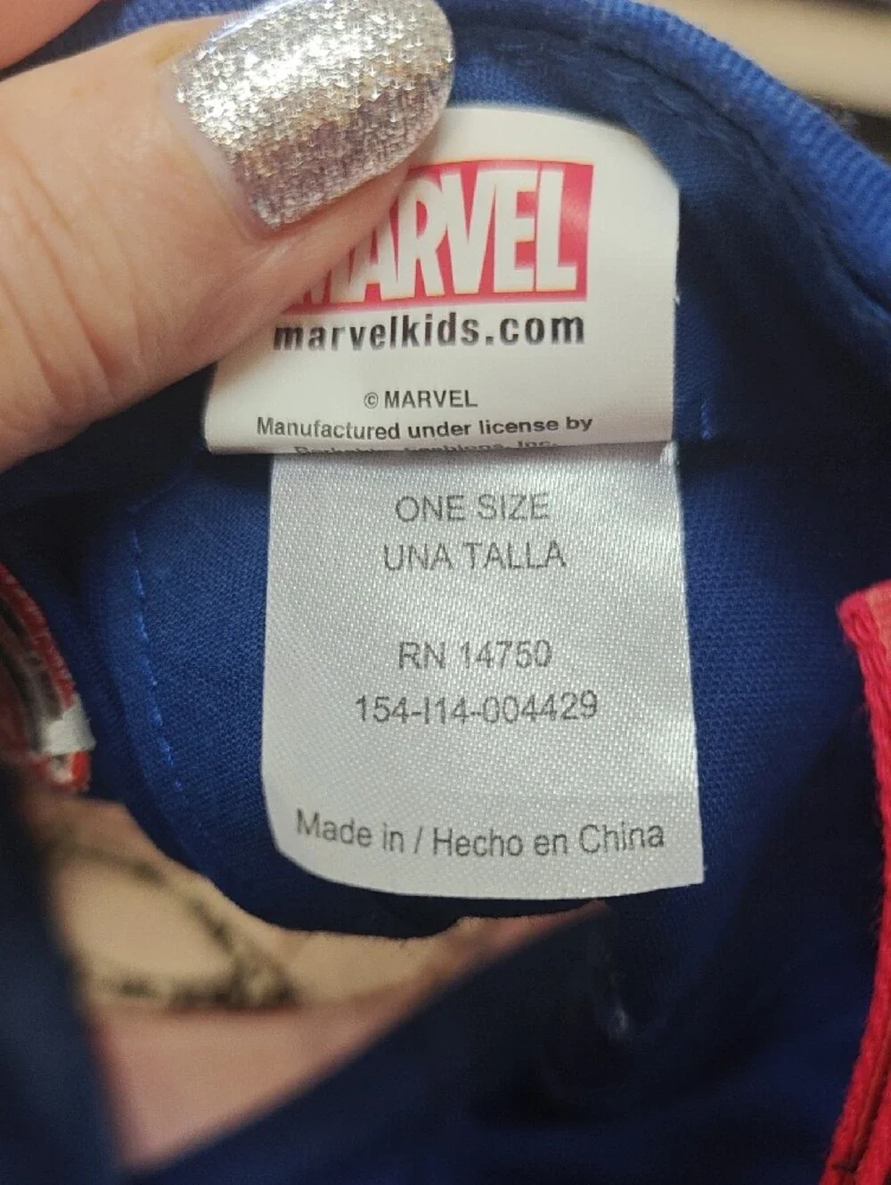 Spider-Man Red and Blue Kids Baseball Cap - Licensed Character Hat
